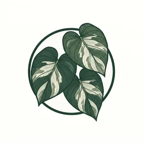 Variegated Philodendron